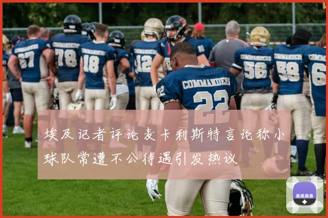 埃及记者评论麦卡利斯特言论称小球队常遭不公待遇引发热议